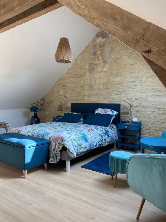 Charmante Maison Du XVIII En Pierre Renovee Colleville-Montgomery Εξωτερικό φωτογραφία
